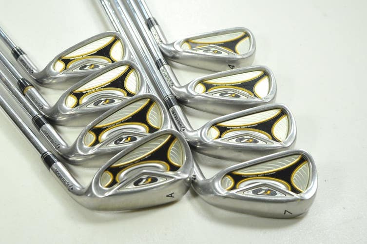 TaylorMade r7 4-PW,AW Iron Set Stiff Flex Right T-Step 90g Steel # 199833