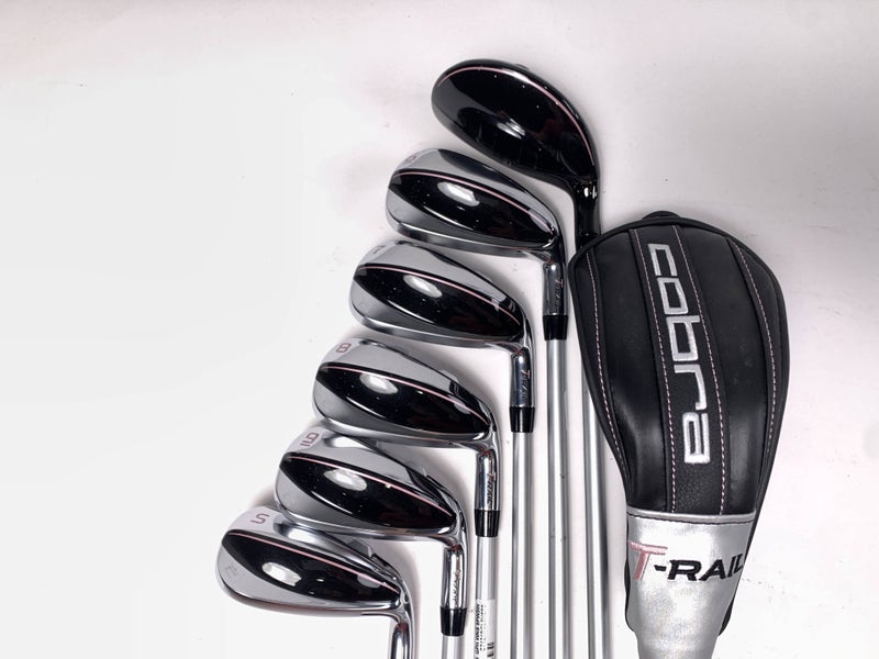 Cobra T-Rail 2023 Iron Set 5HY+6-SW UltraLight Ladies Graphite RH-Missing PW