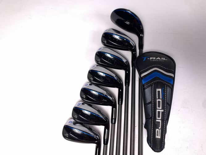 Cobra T-Rail 2021 Iron Set 4-PW Ultralite 45g Senior Graphite Mens RH