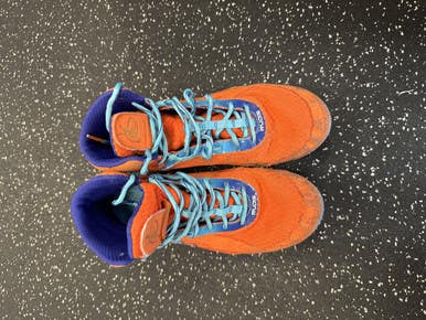 Used Wrestling Shoes Orange Senior 9 11849-S000030744