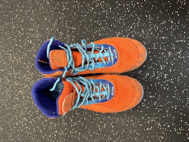 Used Wrestling Shoes Orange Senior 9 11849-S000030744