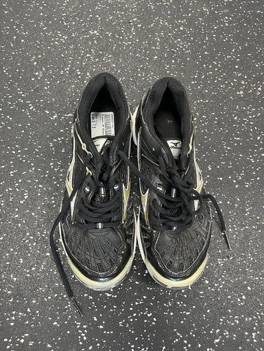 Used Mizuno VB Shoes Adult Black Senior 7.5 11849-S000030743