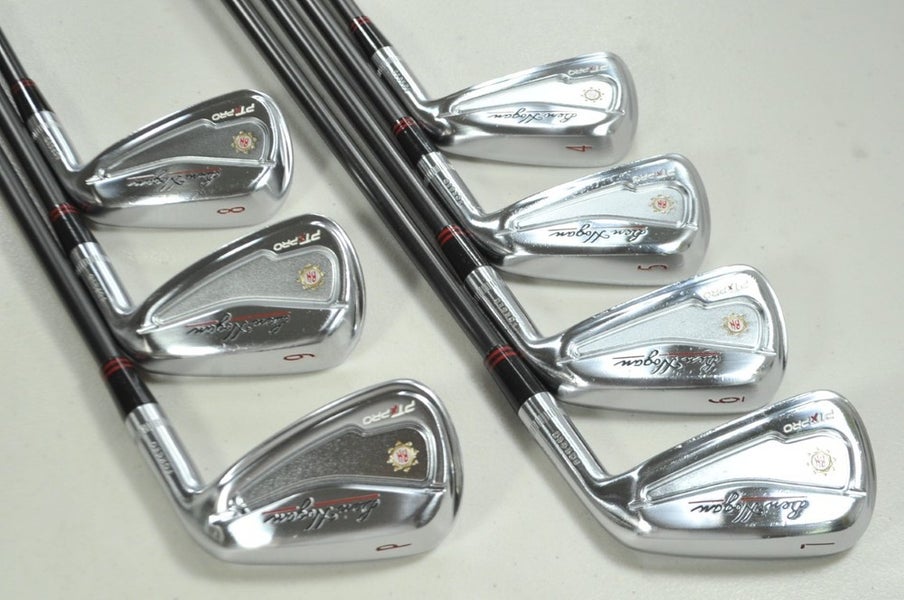 Ben Hogan PTx Pro 4-PW Iron Set Senior Flex Right Recoil ES F2 Graphite # 196893