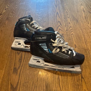 2024 True Catalyst 7X4 Hockey Goalie Skates 8 (Used)