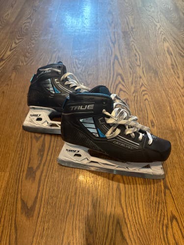 2024 True Catalyst 7X4 Hockey Goalie Skates 8 (Used)