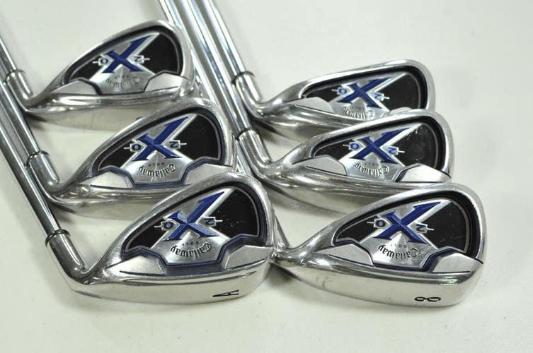 Callaway X-20 6-PW,AW Iron Set Regular Flex Right TX-90 Steel # 200579