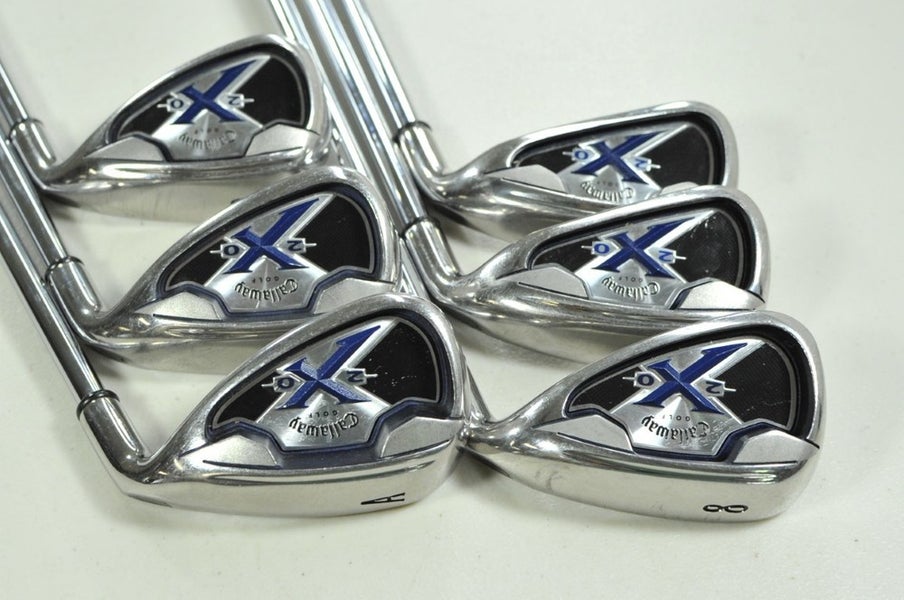 Callaway X-20 6-PW,AW Iron Set Regular Flex Right TX-90 Steel # 200579