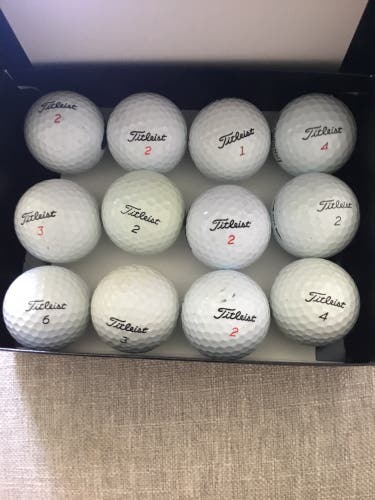 Titleist AVX Balls 12 Pack (1 Dozen) (Used)