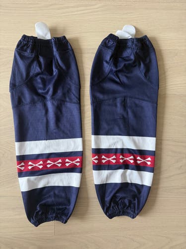 Blue Senior Medium Socks 24”
