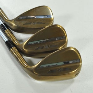 Titleist Vokey SM10 Oil Can 50*,54*,58* Wedge Set RH Project X BV Steel # 201165