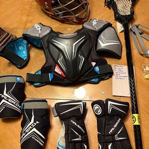 Lacrosse equipment full set up! Meets NOCSAE Starter Kit (Used)