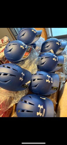 Team sale ! LOT OF 7 baseball Under Armour Batting Helmets (New)