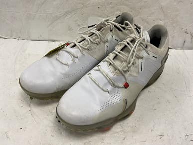 Used Under Armour Speith 4 GTX 3022575-100 Mens Golf Shoes White Senior 9 11855-S000189588