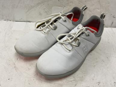 Used Foot Joy eComfort 98640 Women's Golf Shoes White Senior 8.5 11855-S000189589