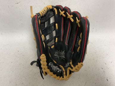Used Rawlings Highlight Series H115HB Baseball Glove RH Throw Black 11 1/2" 11855-S000189698