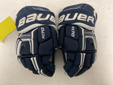 Used Bauer SUPREME S170 Junior Gloves Navy Blue 11" 11855-S000189652