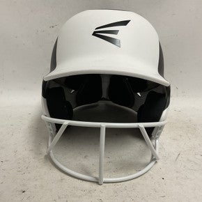 Used Easton GHOST Batting Helmet w/Mask Black And White M/L 11855-S000189637