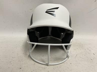Used Easton GHOST Batting Helmet w/Mask Black And White M/L 11855-S000189637