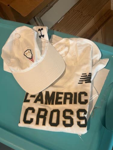 Under Armour & New Balance All America lacrosse package shirt hat NEW