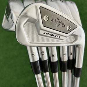 Callaway X Forged CB 21 Iron Set 4-P / Project X 6.0 Stiff