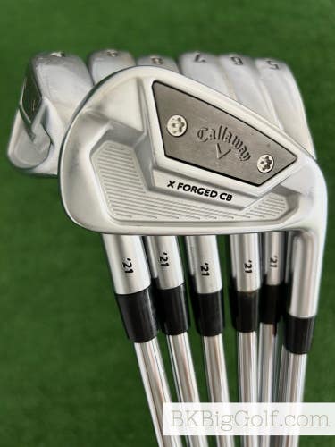 Callaway X Forged CB 21 Iron Set 4-P / Project X 6.0 Stiff