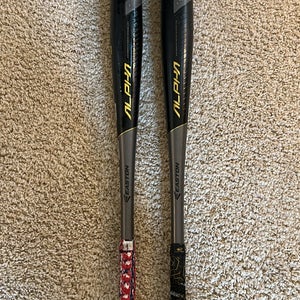 2x Easton BBCOR Certified Bat (-3) 30 oz 33" (Used)