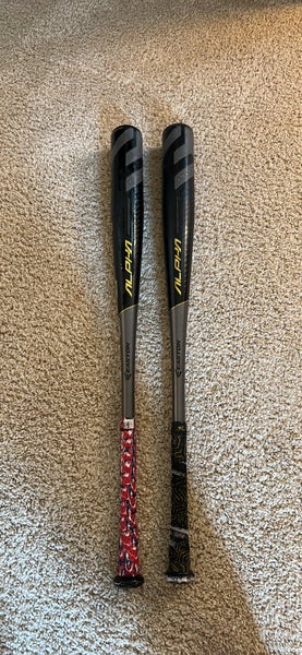 2x Easton BBCOR Certified Bat (-3) 30 oz 33" (Used)