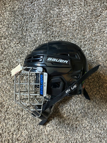 Black Medium Bauer IMS 5.0 Helmet (Used)