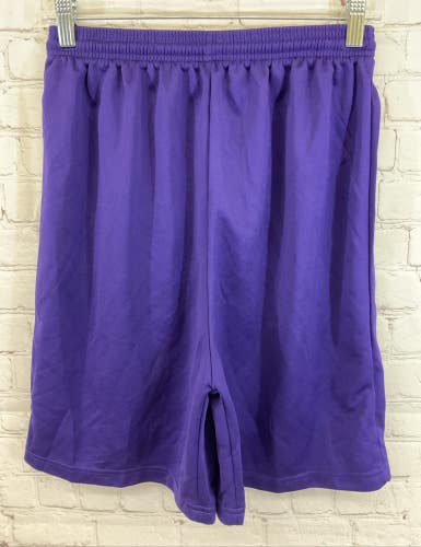 Alleson Athletic 80185 Youth's 100% Polyester Athletic Shorts Purple US XL