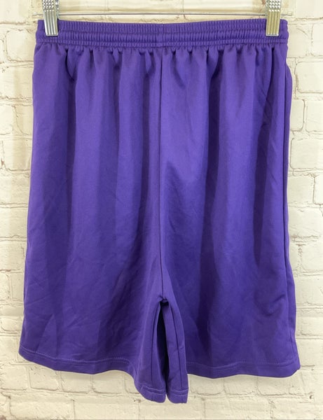 Alleson Athletic 80185 Youth's 100% Polyester Athletic Shorts Purple US XL