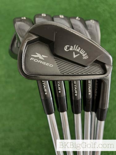 Callaway X Forged Star Black Smoke Iron Set 5-P / NS Pro Neo 95 Stiff