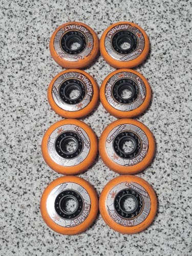Labeda Asphalt 80/76 Used Like New Inline Skate Outdoor Wheels