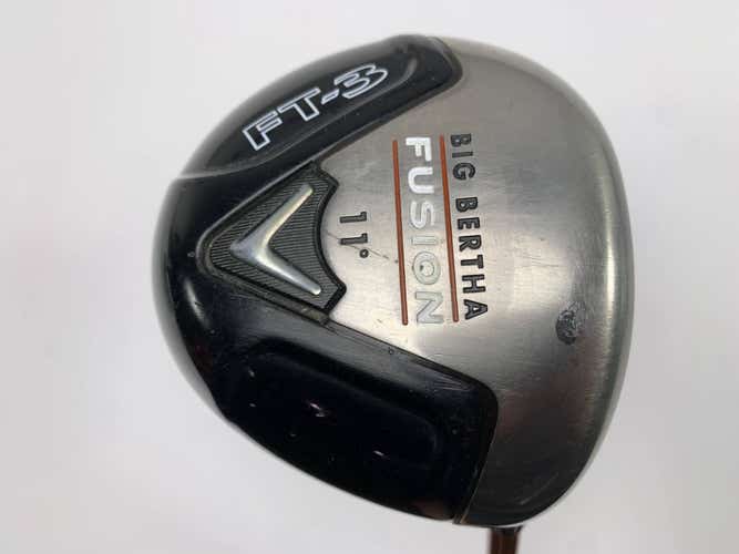Callaway Fusion FT-3 Driver 11* Aldila NVS 55g Ladies RH Undersize Grip