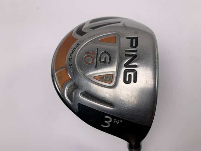 Ping G10 3 Fairway Wood 14* Grafalloy Pro Launch Red Stiff Graphite Mens RH
