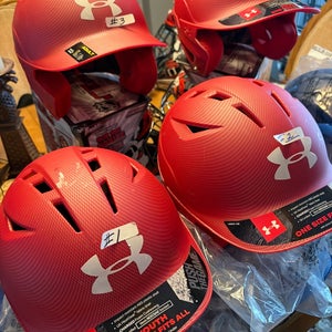 Under Armour Batting Helmets new ! Red