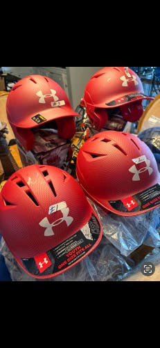 Under Armour Batting Helmets new ! Red