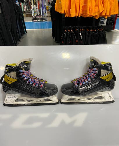Used Bauer Supreme 3S Size 6.5 D Goalie Skates