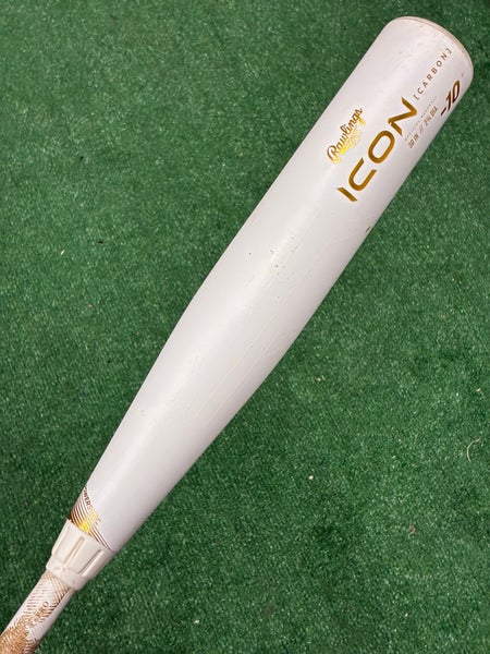2024 Rawlings Icon Composite Bat USSSA Certified (-10) Composite 20 oz 30" (Used)