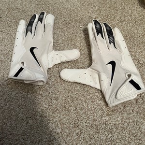White Adult XL Nike Vapor jet 8.0 Gloves (New)