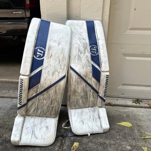 34" Warrior Ritual G5+ Goalie Leg Pads (Used)