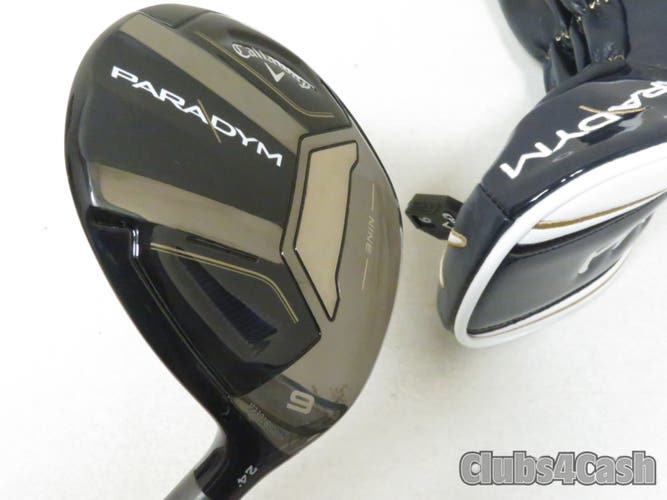 Callaway Paradym Fairway 24° 9 Wood Aldila Ascent Blue 50 A-Flex +HC SENIOR MINT