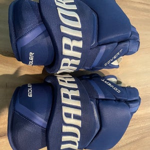 Warrior Covert QRE Pro Gloves 14" Pro Stock (Used) Alex Edler-Vancouver Canucks