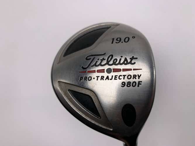 Titleist 980 F Fairway Wood 19* 4375 Stiff Graphite Mens RH Midsize Grip