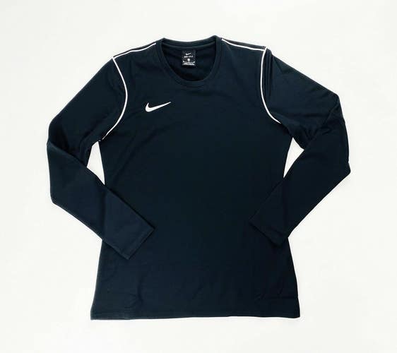 Nike Dry Park Crew Sweatshirt Fleece Hybird Pullover Women's Medium Black BV6889