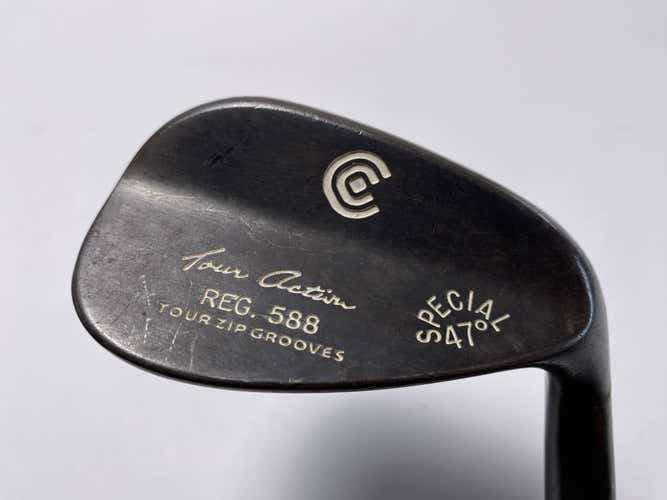 Cleveland 588 Black Melonite Pitching Wedge PW 47* True Temper DG Stiff Mens RH