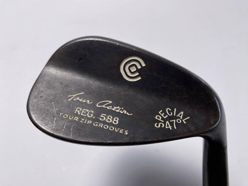Cleveland 588 Black Melonite Pitching Wedge PW 47* True Temper DG Stiff Mens RH