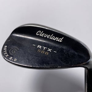 Cleveland 588 RTX 2.0 Black Satin Gap Wedge GW 52* True Temper DG Wedge Mens RH