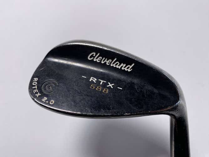 Cleveland 588 RTX 2.0 Black Satin Gap Wedge GW 52* True Temper DG Wedge Mens RH