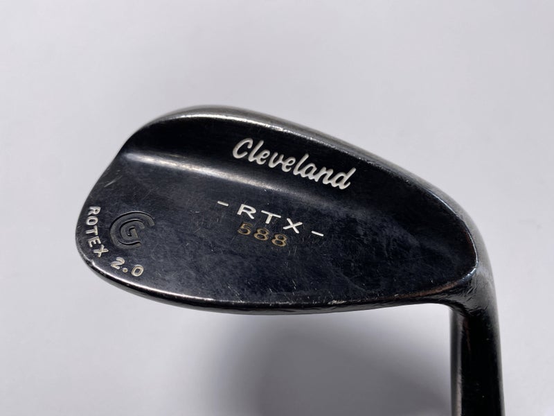 Cleveland 588 RTX 2.0 Black Satin Gap Wedge GW 52* True Temper DG Wedge Mens RH
