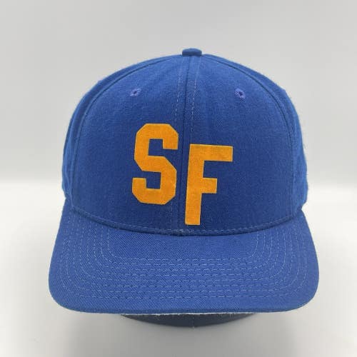 Vintage San Francisco Seals New Era Snapback Hat Wool Blend Cap RARE